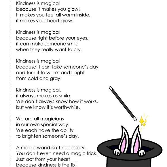 Kindness is Magical Rabbit in Hat ELFercise Kit - Picture 5 of 6